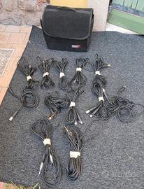 Set 12 cavi audio XLR e Jack
