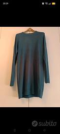 Maglione donna lungo blu Iwie taglia L