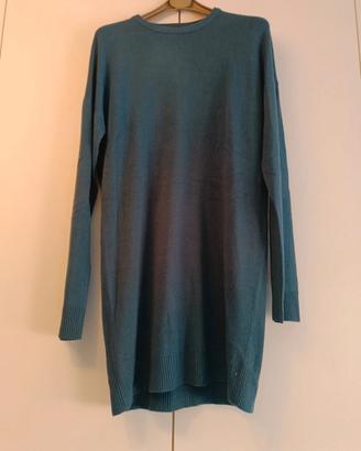 Maglione donna lungo blu Iwie taglia L