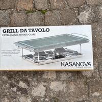 Grill da tavolo con pietra ollare