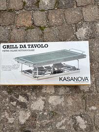 Grill da tavolo con pietra ollare