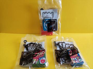 3 Varianti gioco di carte "Uno" Mattel Burger King