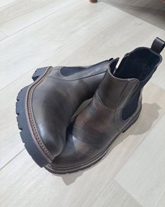 Stivaletti Chelsea testa di moro Rifle Jeans