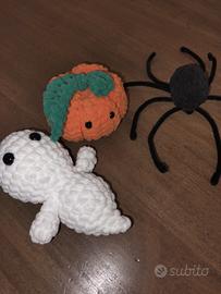 Set trio halloween all'uncinetto 