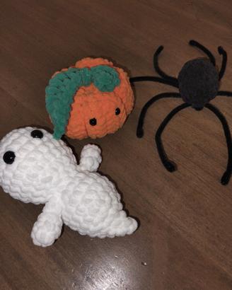 Set trio halloween all'uncinetto 