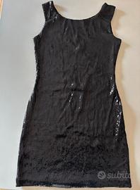 Vestito corto in paillettes