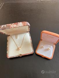 Parure in oro e perle