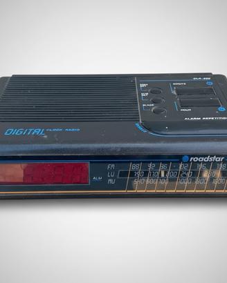Radio Sveglia Vintage Roadstar CLR-260 Stile Retro