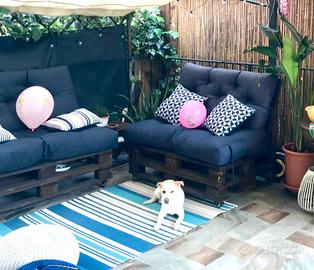 Salotto Divani Pallet EUR Esterno Con Ruote Savena