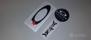 ✨ Adesivi Oakley Set 3 Pezzi Nuovi Sticker Casco M