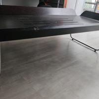 Tavolino basso moderno metallo legno