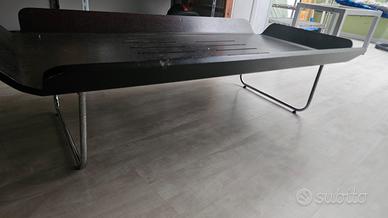 Tavolino basso moderno metallo legno