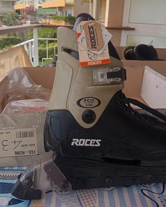 Roller Roces FCO ROME mai usati senza ruote 