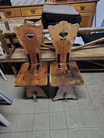 2 sedie antiche