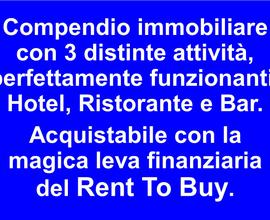 Hotel + ristorante e bar per i clienti esterni