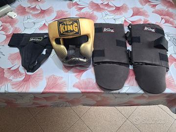 kick boxing caschetto para tibie