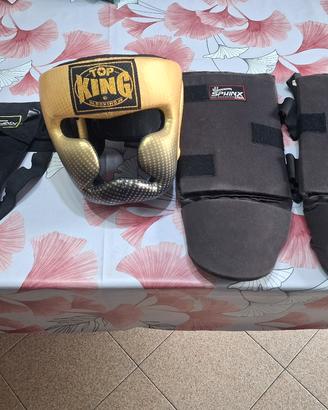 kick boxing caschetto para tibie
