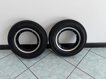 Coppia Cerchi SIP tubeless in alluminio+pneumatici