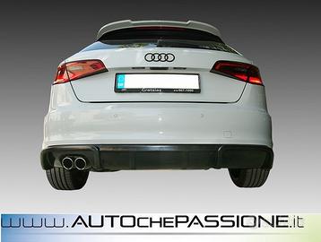 Sotto paraurti Posteriore Audi A3 8V 2012 2016