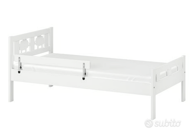 ikea KRITTER LETTINO 70X160 CON DOGHE BIANCA