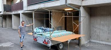 Carrello tenda europe anno 96 4 posti VALUTO PERMU