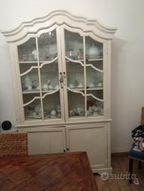 credenza vetrina shabby 