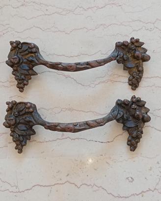 Coppia di maniglie vintage 