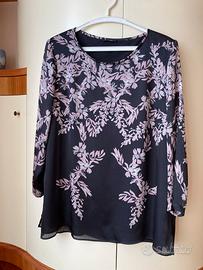 Blusa elegante Elena Mirò con stola in seta