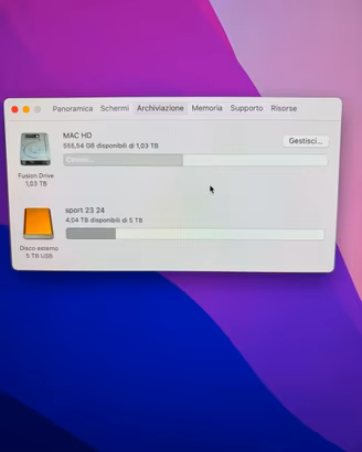 iMac 27 Pollici 1 tb 32 gb ram 2017