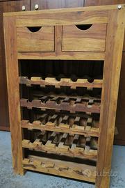 cantinetta vini yoga Wolf palissandro indiano