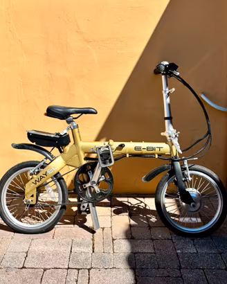 Coppia bici Wayel pieghevoli elettriche oro