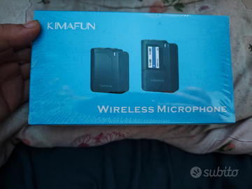 Microfoni wireless Lavalier 2 pezzi