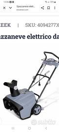 spazzaneve elettrico