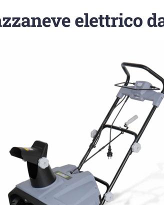 spazzaneve elettrico