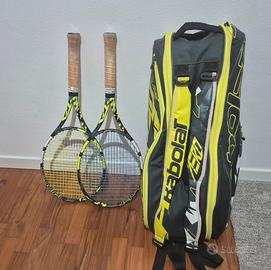 kit 2 babolat pure aero 98 e borsone RHX6