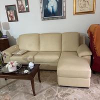 Divano di vera pelle reclinabile