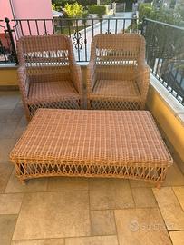 Set poltrone da giardino