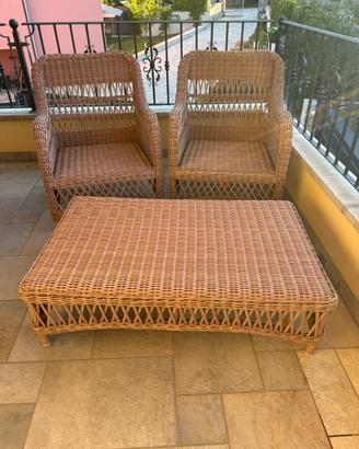 Set poltrone da giardino