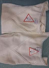 2x1 canotta Ragno PuraLana con pizzo e taglio seno