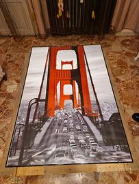 Quadro Grande Golden Gate San Francisco con cornic
