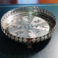 Vassoio da tavola acciaio inox  anni 60