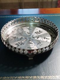 Vassoio da tavola acciaio inox  anni 60