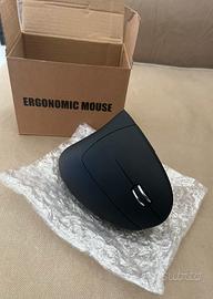 Mouse verticale wireless ergonomico