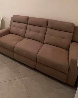 DIVANO 3 POSTI - 2 RECLINER MANUALI
