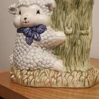 pecorella in ceramica 