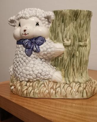 pecorella in ceramica 