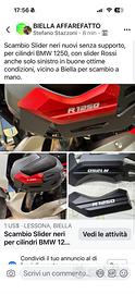 Cambio Slider neri nuovi BMW R 1250