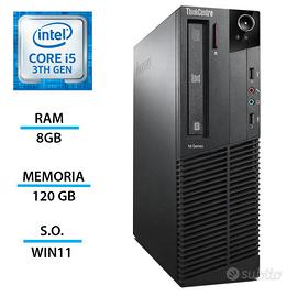 PC Fisso Lenovo M92p i5-3470 8GB 120SSD Win11 Pro