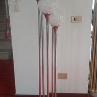 lampada da terra Bubbles stile G. Reggiani anni 70