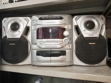 STEREO SONY A 5 CD COMPLETO DI CASSE